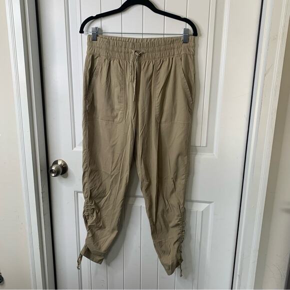 The north face tan aphrodite hiking pants size large women's - Picture 1 of 9